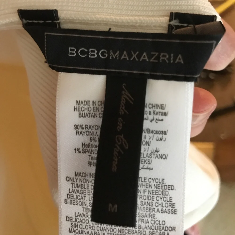 BCBGMaxAzria White Power Skirt - Picture 2 of 2